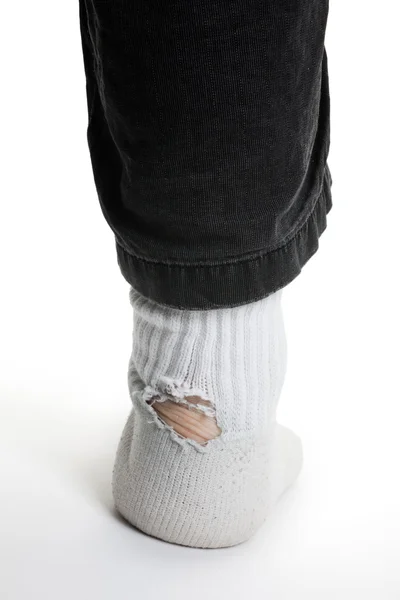 Bílé ponožky — Stock fotografie