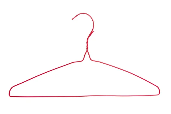 Red Clothes Hanger — Stock Photo, Image