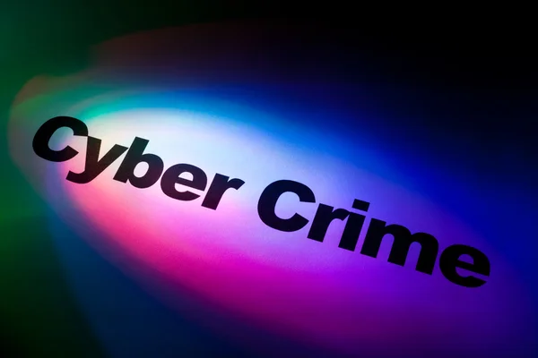 Кібер-злочинності — стокове фото