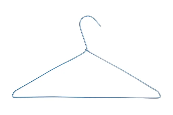 Blauwe kleren hanger — Stockfoto