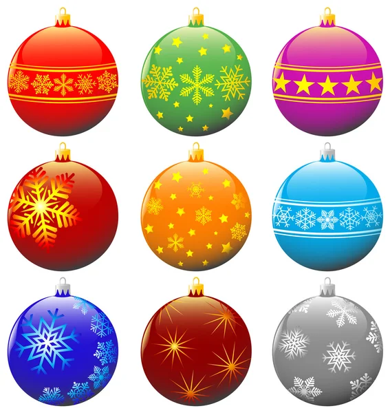 Boules de Noël. — Image vectorielle