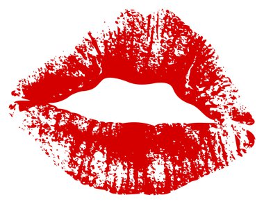 Kiss print. clipart