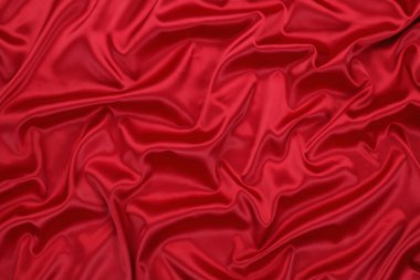 Red silk. clipart