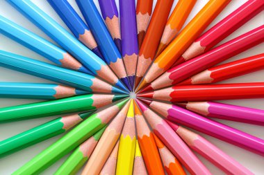 Colored pencils. clipart