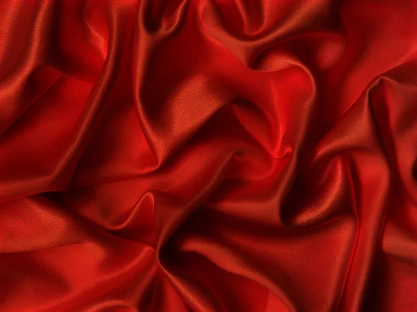 红色丝绸. — 图库照片