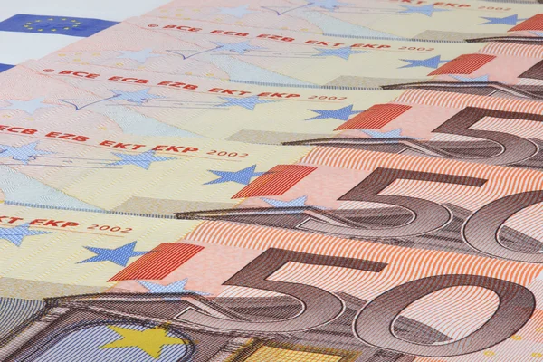 Banknotes of fifty euro. — Stock Photo, Image