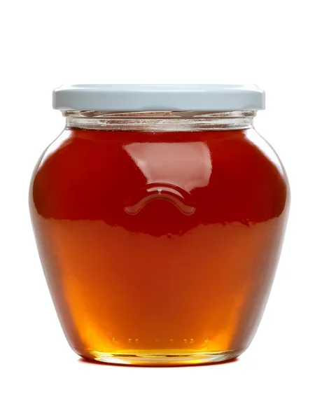 蜂蜜の瓶. — ストック写真