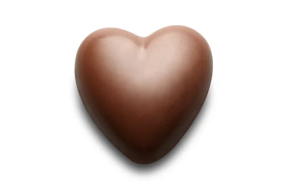 Corazón de chocolate . —  Fotos de Stock