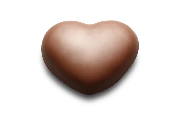Çikolata kalp. — Stok fotoğraf
