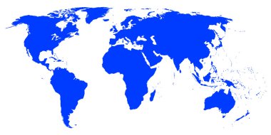 World map. clipart