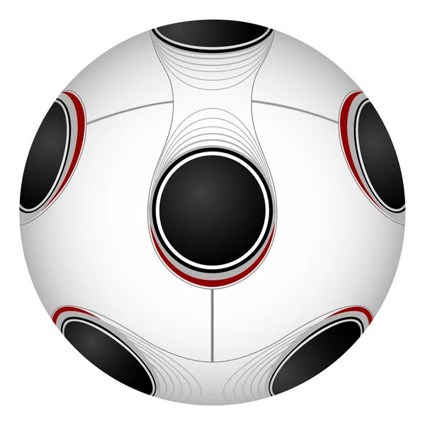 Vector Voetbal bal. — Stockvector