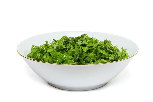 stock image Green vegetable salad.