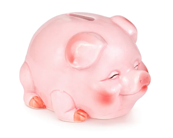 Banco Piggy rosa . — Fotografia de Stock