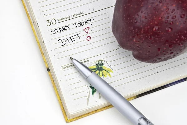 Iniciar uma dieta — Fotografia de Stock