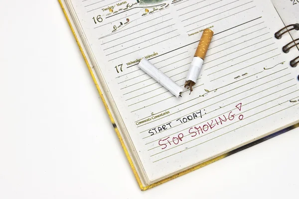 Hagyják abba a dohányzást Stock Kép