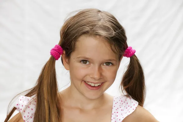 7-letnia dziewczyna — Zdjęcie stockowe