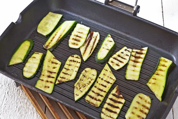 Grilled zucchini — Stock Photo, Image