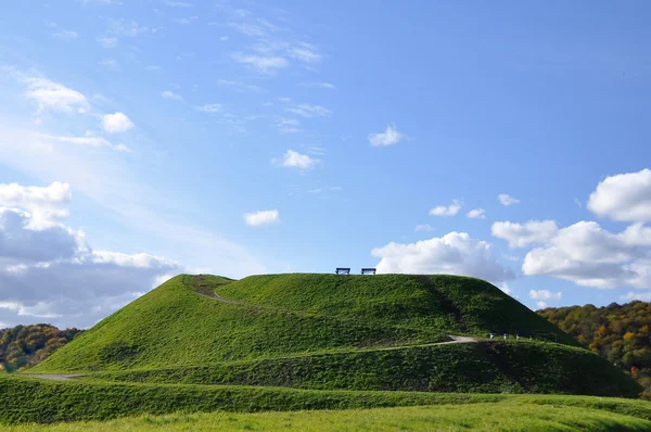 stock image Green mound, hill