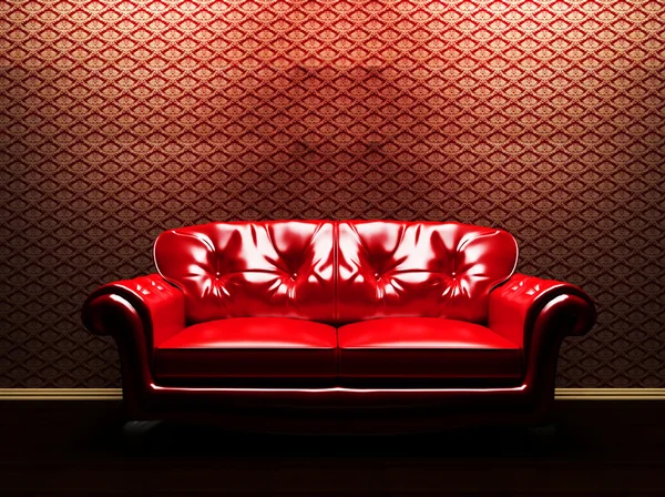 Um sofá no interoir — Fotografia de Stock