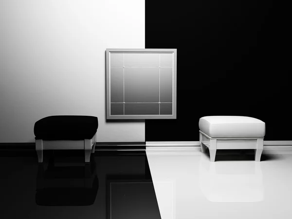 Design intérieur moderne du salon — Photo