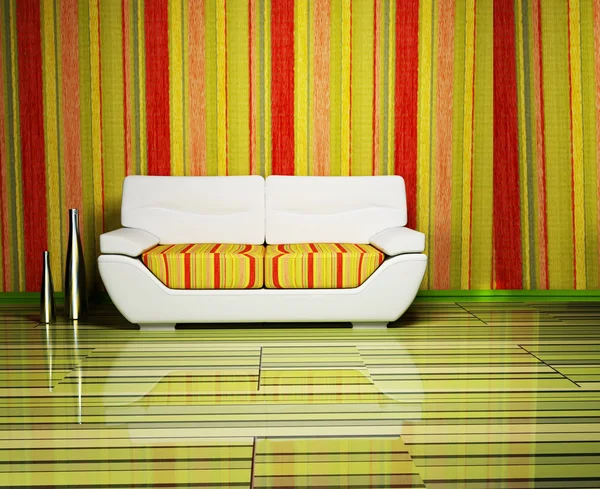 Design moderno da sala de estar — Fotografia de Stock