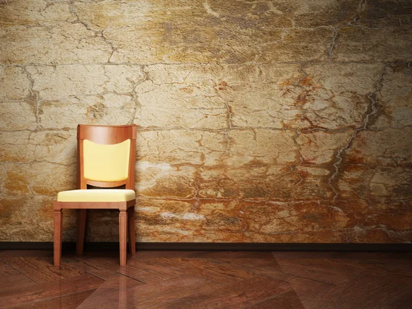 Modernes Interieur mit schönem Stuhl — Stockfoto