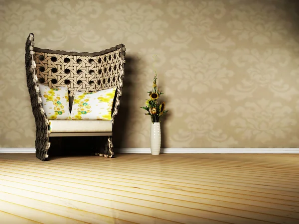 Güzel dekorasyon, oturma odası — Stok fotoğraf