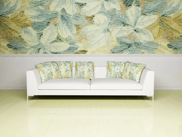 Modern interior design of living room — Stock Photo, Image