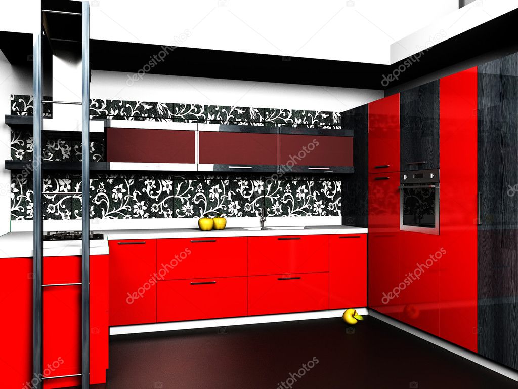 Modern interior design of dinning room