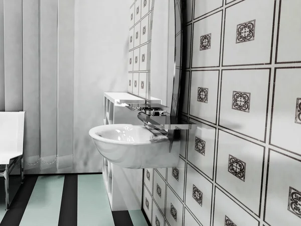 Дизайн інтер'єру ванної кімнати — стокове фото