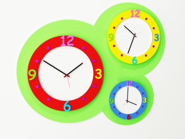 Three nice Children's Watches clipart