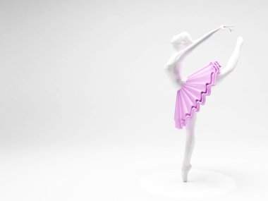 A beautiful Ballerina figurine clipart