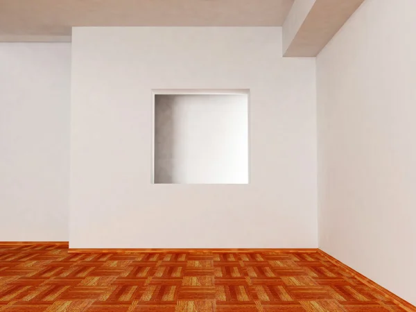 Lichte kamer met een niche — Stockfoto