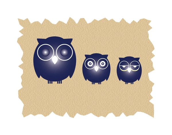 Owlsneps — Stockvector