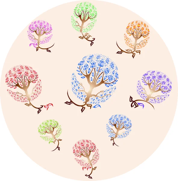 Bois-fleur — Image vectorielle