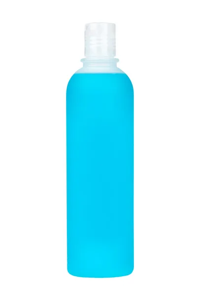 Botella de plástico con jabón o champú — Foto de Stock