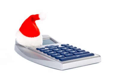 Christmas calculator clipart