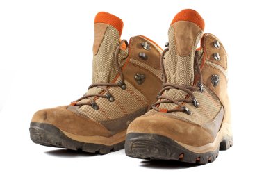 Hiking boots clipart