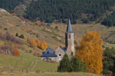 Sanctuary of Montgarri, Valle de Aran, Spain clipart