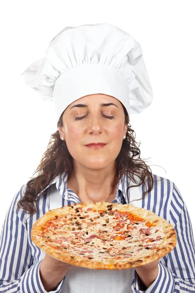 Pyszna włoska pizza — Zdjęcie stockowe