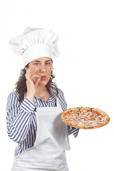 おいしいイタリアン ピザ — ストック写真