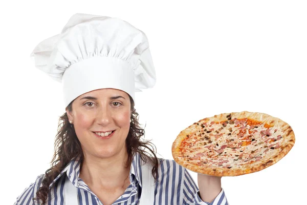 Uw smakelijke Italiaanse pizza — Stockfoto
