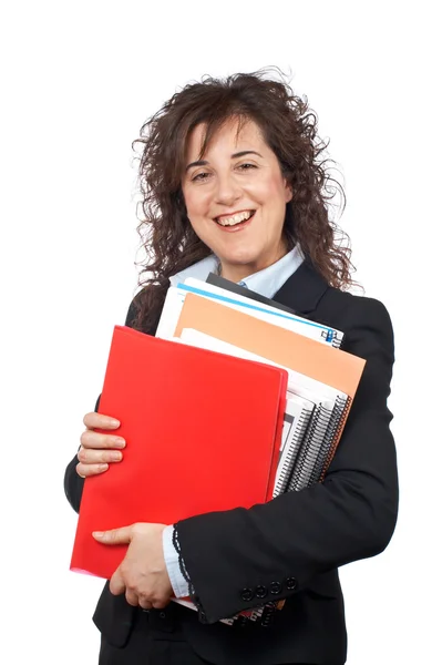 Busy business woman — Stock Photo, Image