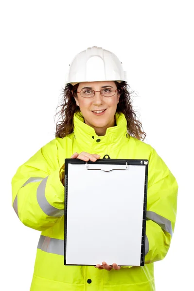 stock image Showing a blank sheet