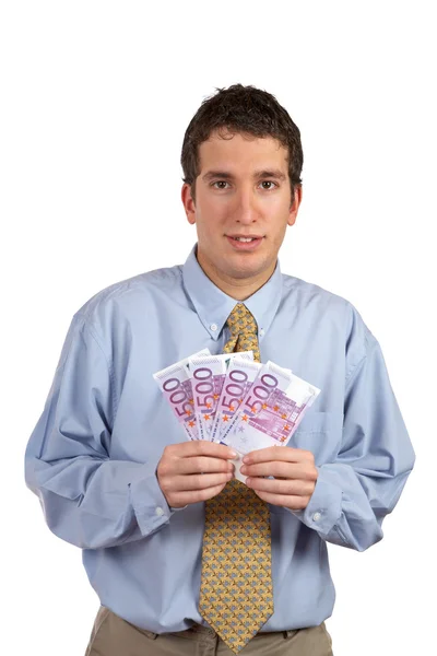 Showing a fan money — Stock Photo, Image
