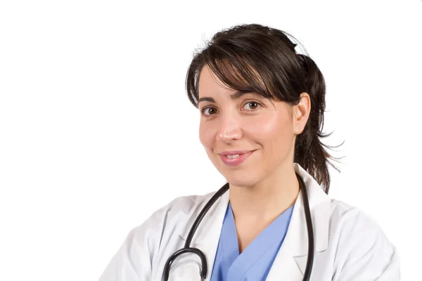 Medico donna in camice da laboratorio — Foto Stock