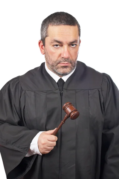 Poważny mężczyzna sędzia — Zdjęcie stockowe