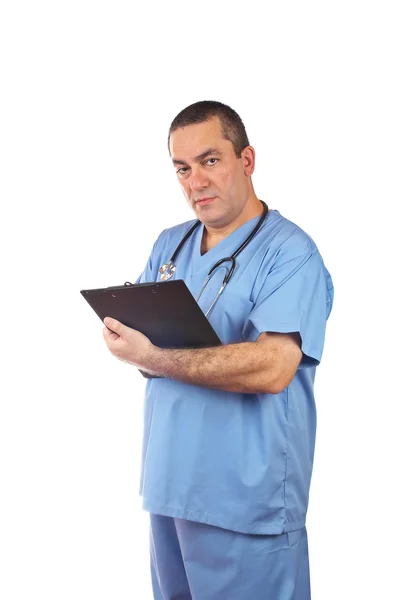 Male doctor writing — Stock Photo, Image