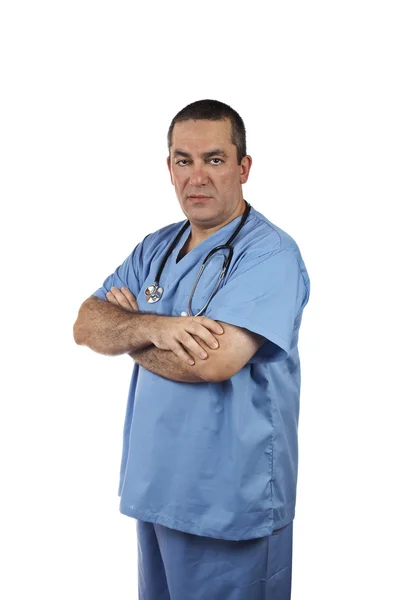 Vänlig manlig läkare — Stockfoto