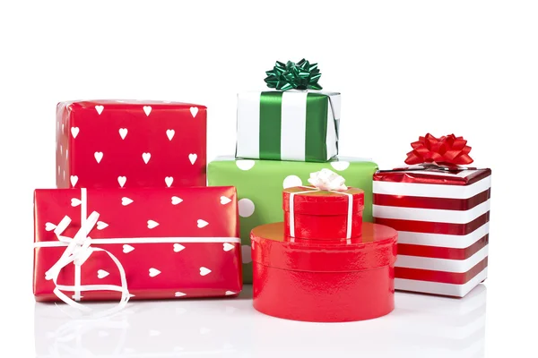 Assortment of gift boxes — Stockfoto